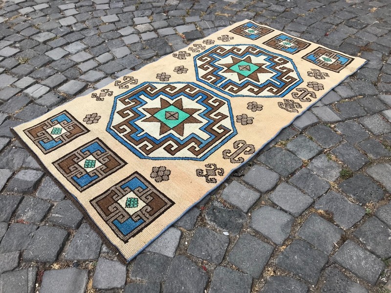 Handmade Rug Turkish Area Rug Vintage Rug Oushak Rug Antique Rug Bohemian Rug gallery
