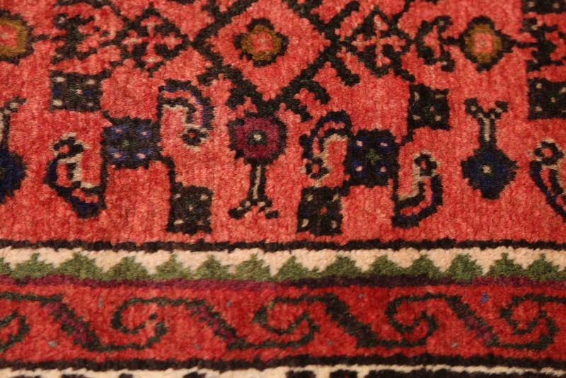 2'9" x 9'10" Vintage Hand-knotted Runner Rug Traditional Oriental Wool Carpet gallery