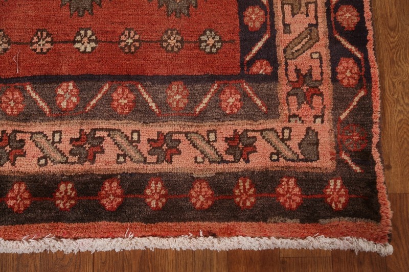 Vintage Geometric Traditional 13 ft Runner Rug Hand-knotted Wool 3x13 gallery