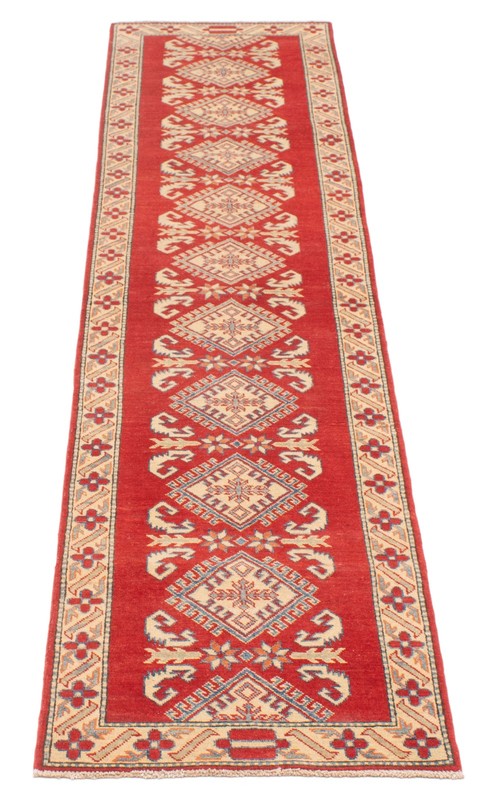 Vintage Hand-knotted Runner Rug 2'7" x 11'9" Traditional Oriental Wool Carpet gallery