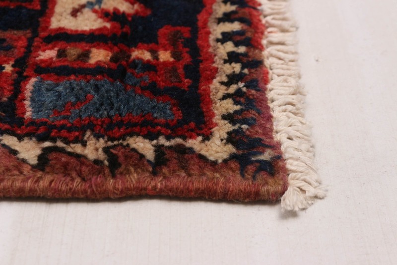 Vintage Traditional Hand-Knotted Area Rug 4'3" x 9'5" Oriental Wool Carpet gallery