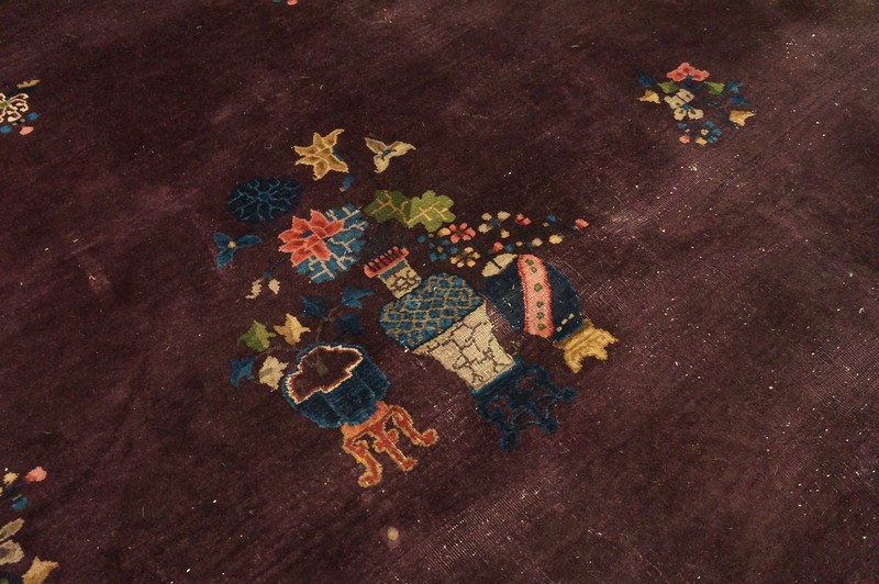 15X25 Antique Chinese Art Deco Wool Area Rug 1920 gallery