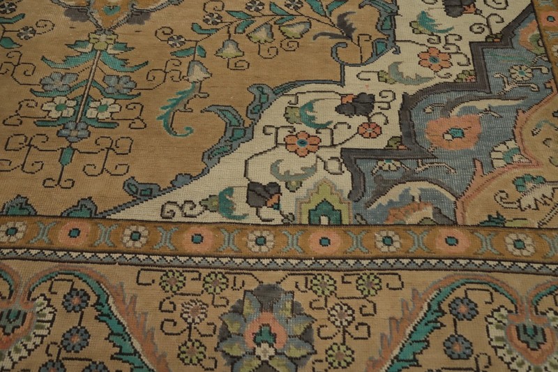 Traditional Wool Brown Dining Room Area Rug 9x13 Vintage Handmade Over-Dyed Rug gallery
