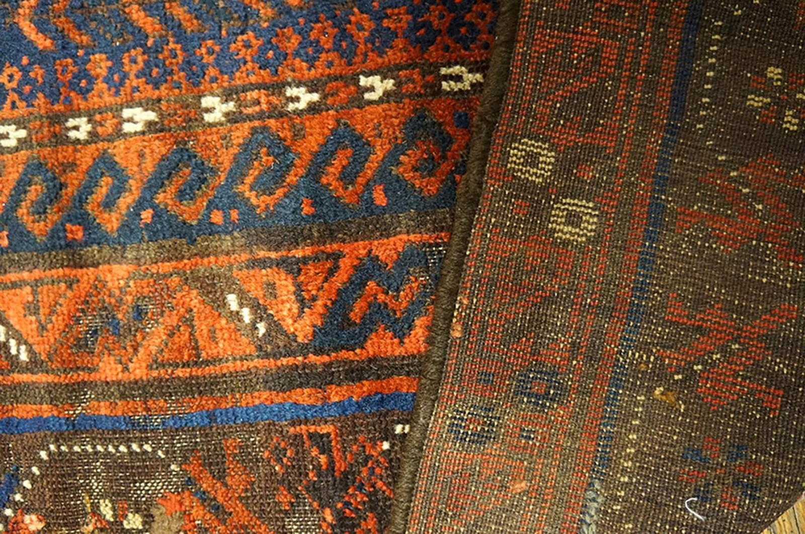 Mid 19th Century Antique Tribal Afghan tribal Rug gallery