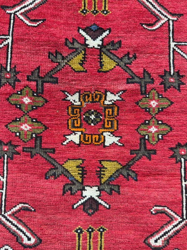 Vintage Fabulous Hand Knotted Turkey Wool Rug Floor Area Wall Hanging 169x110 Cm gallery