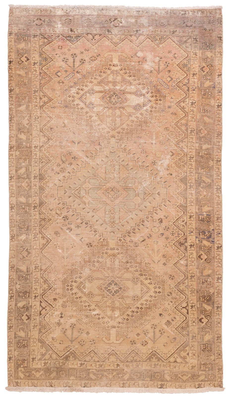 Vintage 5'3" x 9'6" Traditional Hand Knotted Vegetable Dye Wool Area Rug gallery