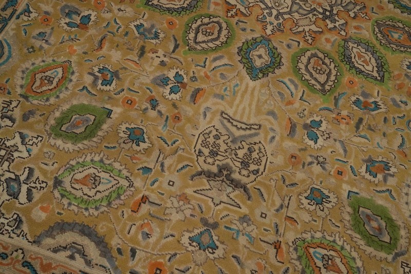 Vintage Floral Wool Traditional Living Room Area Rug 6x10 ft Hand-knotted Carpet gallery