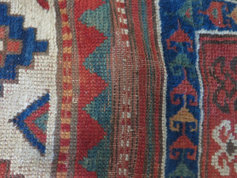 Antique Kazak rug, late 19th century 6’4 x 4’5 Caucasian handmade gallery