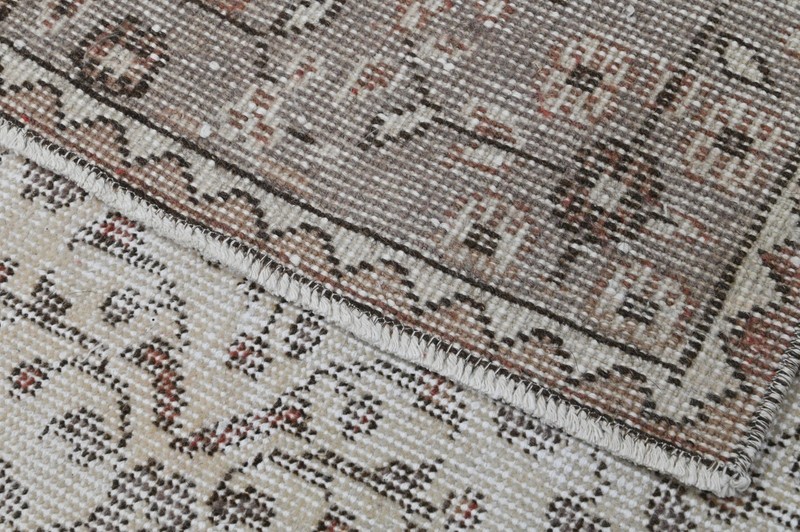 Oushak Turkish Vintage Rug 5x8 Kilim Rug Anatolian Handmade Boho Decor BEIGE gallery