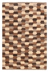 Vintage Hand Woven Area Rug 6’8″ x 9’9″ Traditional Wool Oriental Carpet