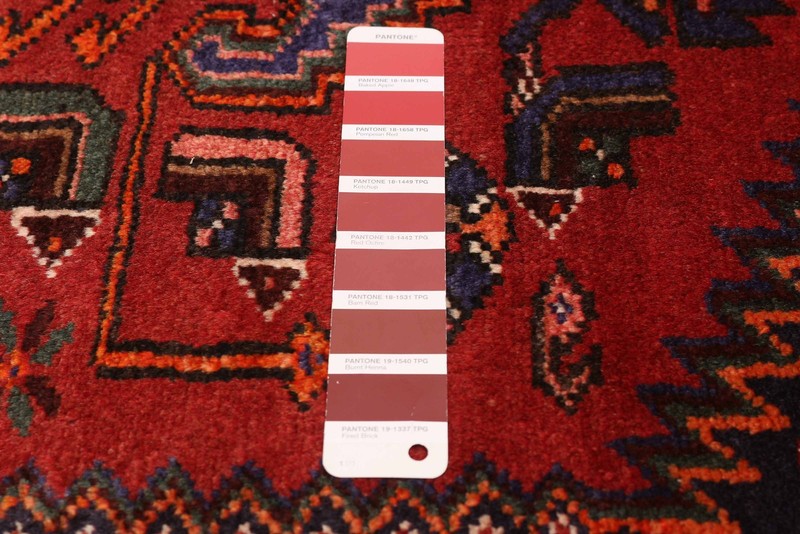3'8" x 10'4" Vintage Hand-knotted Runner Rug Traditional Oriental Wool Carpet gallery