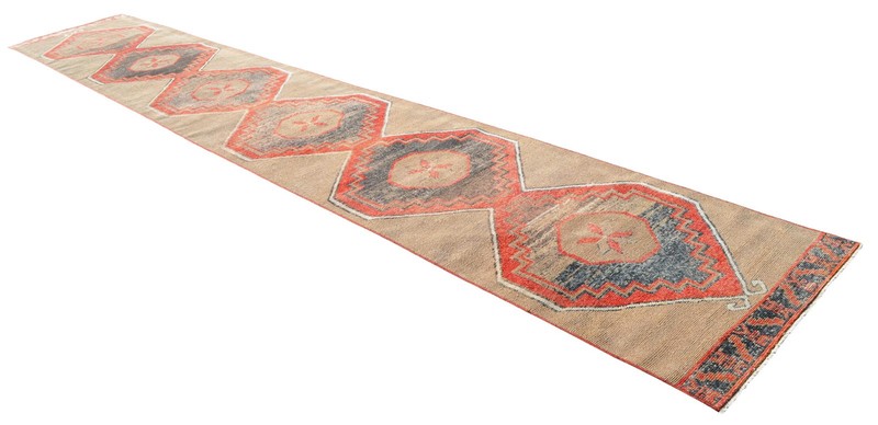 3x19 ft Vintage Rug Runner Handmade EXTRA LONG Hallway Runner Wool Turkish Rug gallery