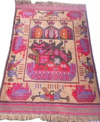 Handmade Afghan Amazing War Rugs Great Quality Beauiful design Size One mater