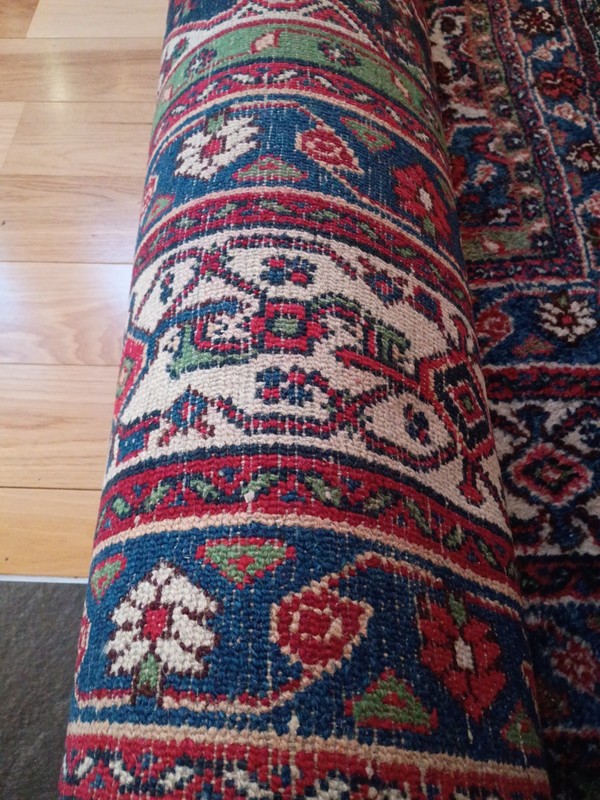 HAND KNOTTED 9 x 18, actual size, WOOL TURKISH RUG IN EXCELLENT CONDITION gallery