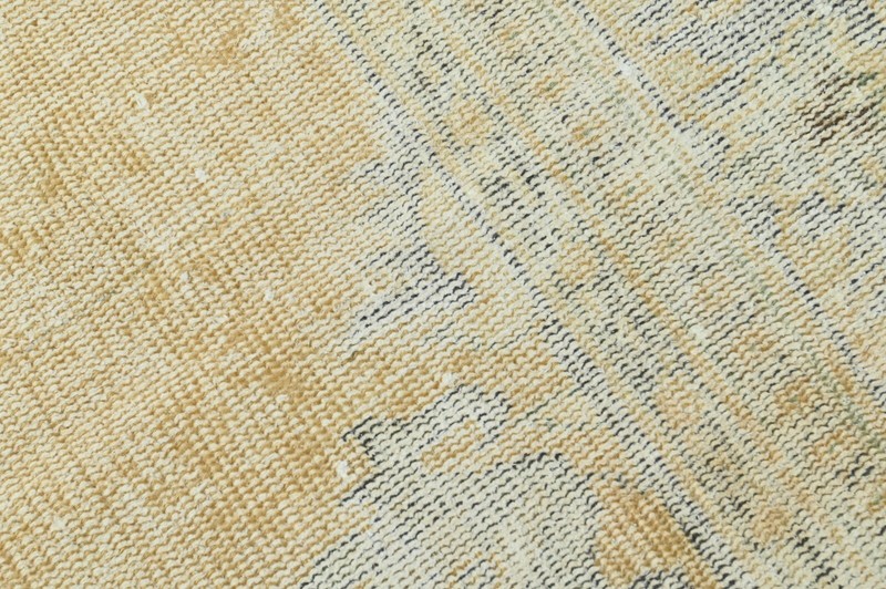 Vintage Turkish Runner Rug 2x8ft Wool Anatolian Handmade Hallway Oushak BEIGE gallery