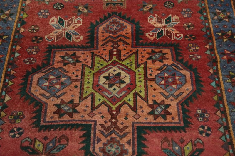 Vegetable Dye Traditional 12' Runner Rug Hand-knotted 4x12 gallery