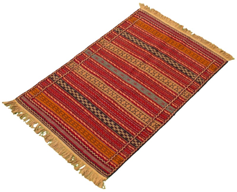 Vintage Hand Woven Area Rug 3'4" x 5'0" Traditional Wool Oriental Carpet gallery