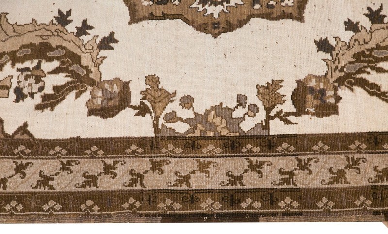 Kars Rug, 6'5" x 9'1" feet 195 x 278 cm, Muted Turkish Rug, Vintage Rug gallery