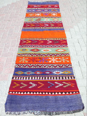 Rugs Runner, Turkish Kilim Runner, Hallway Corridor Stairs Long Carpet 32×105″