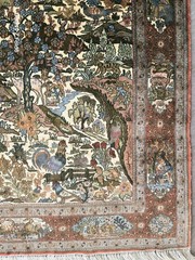 Extra Fine All Silk Chinese Rug 1800 Kpsi