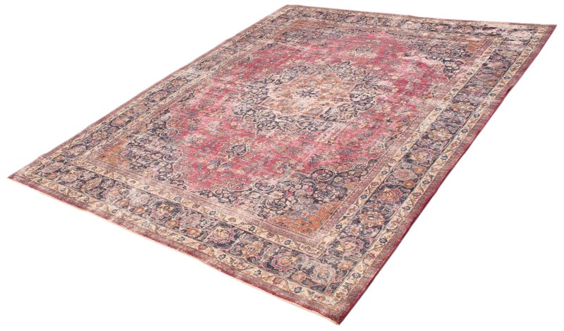 Vintage Traditional Hand-Knotted Area Rug 9'6" x 11'10" Oriental Wool Carpet gallery