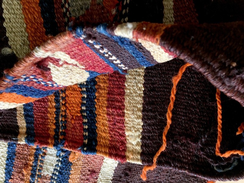Antique Baluchi - Tribal Wool Cushion Cover - Hand-Woven - 58 x 59 cm Approx. gallery