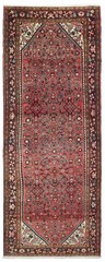3’8″ x 9’10” Vintage Hand-knotted Runner Rug Traditional Oriental Wool Carpet