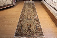 20 FT LONG HALL RUNNER Handmade Fine Quality Made of Natural Wool Natural Dyes