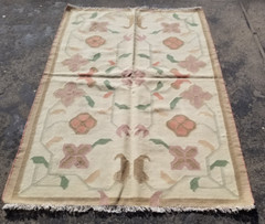 Vintage Traditional Handmade Beautiful Turkish Kilim Floor Rug Carpet 166×119 cm