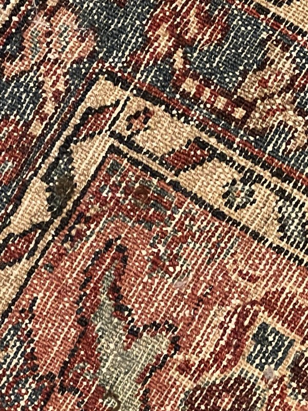 VINTAGE 1920 ANTIQUE TRIBAL Lilian 2.8x4.11 Rug Professionally Washed gallery