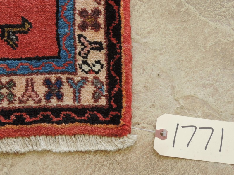 2x3ft. Handmade Signed Malayer Wool Rug gallery