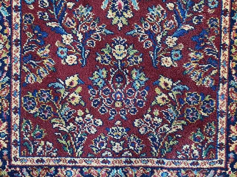 Karastan Rug 2’6”x 4’3” Red Sarouk Rug Series #700 Style 785 Wool Pile #2 SF gallery