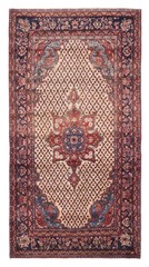 Traditional Vintage Hand-Knotted Carpet 4’10” x 9’7″ Wool Area Rug