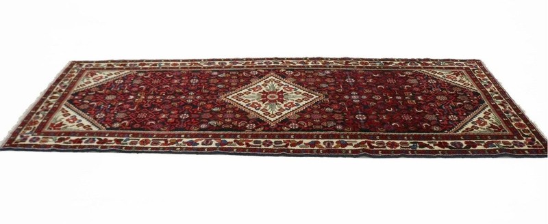 Handmade Vintage Tribal Oriental Wool Runner Rug Wide Hallway Kitchen 4X10 ft gallery