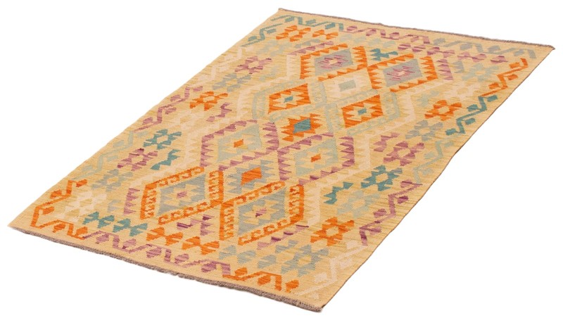 Vintage Hand Woven Area Rug 4'0" x 5'9" Traditional Wool Oriental Carpet gallery