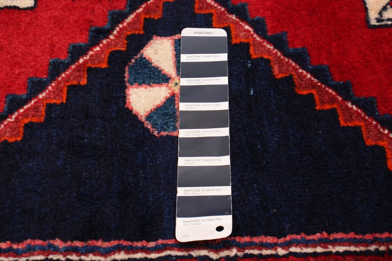 3'9" x 9'10" Vintage Hand-knotted Runner Rug Traditional Oriental Wool Carpet gallery
