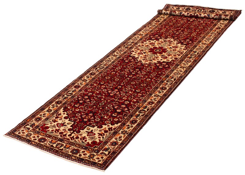 Vintage Hand-knotted Runner Rug 3'8" x 13'0" Traditional Oriental Wool Carpet gallery