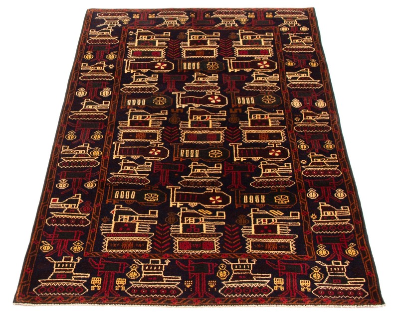 3'11" x 6'8" Vintage Hand Knotted Area Rug Traditional Oriental Wool Carpet gallery