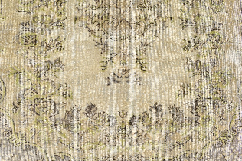 Turkish Rug 67''x105'' Oushak Rug Tribal 5x8 Rug Vintage Muted Color 171x268cm gallery