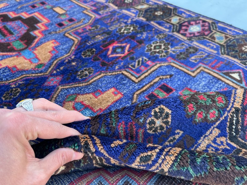 Vintage Gorgeous Natural Vegetable Dye Afghan Taimani Nomadic Tribal Carpet gallery