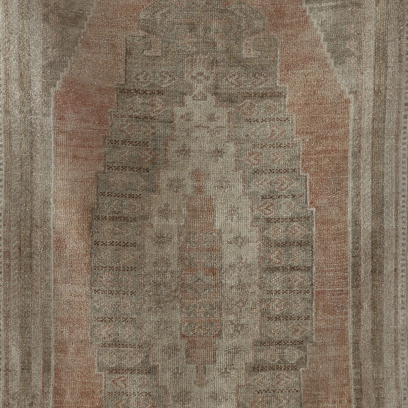 3x8 Vintage Turkish Runner Rug, Hand Knotted Wool Hallway Rug,Oushak Runner, gallery