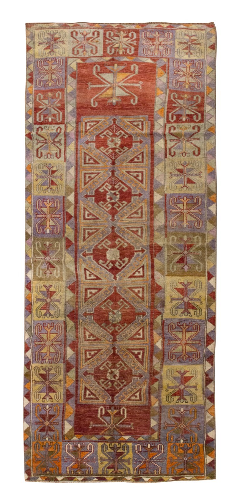 4'1 X 10'8 feet Runner Rug,Turkish Runner,Vintage Runner,Oushak Rug,Floor Rug gallery