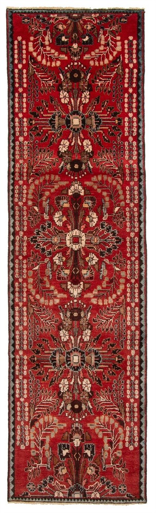 2'8" x 9'5" Vintage Hand-knotted Runner Rug Traditional Oriental Wool Carpet
