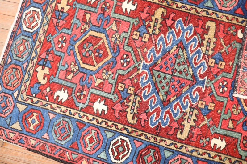 Antique Colorful Karajeh Rug 3'x4'4'' gallery