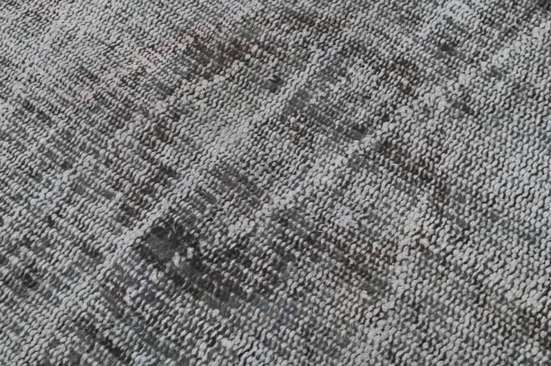 Oushak Turkish Vintage Rug 6x9 Kilim Rug Anatolian Handmade Boho Decor GRAY gallery