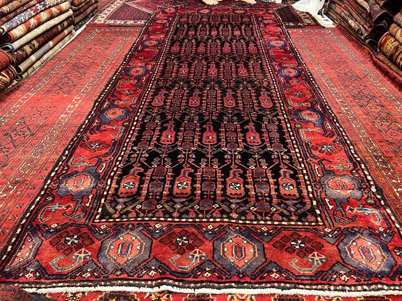 110 X 275 cm COLLECTORS ITEM Antique Maresali Both's Pattern Azerbaijan Runner gallery