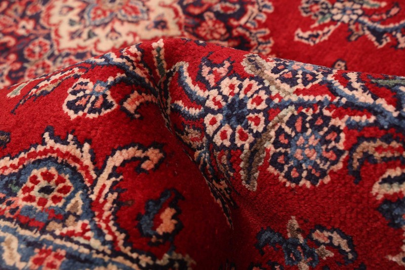Vintage Hand-Knotted Area Rug 3'2" x 5'11" Traditional Oriental Wool Carpet gallery