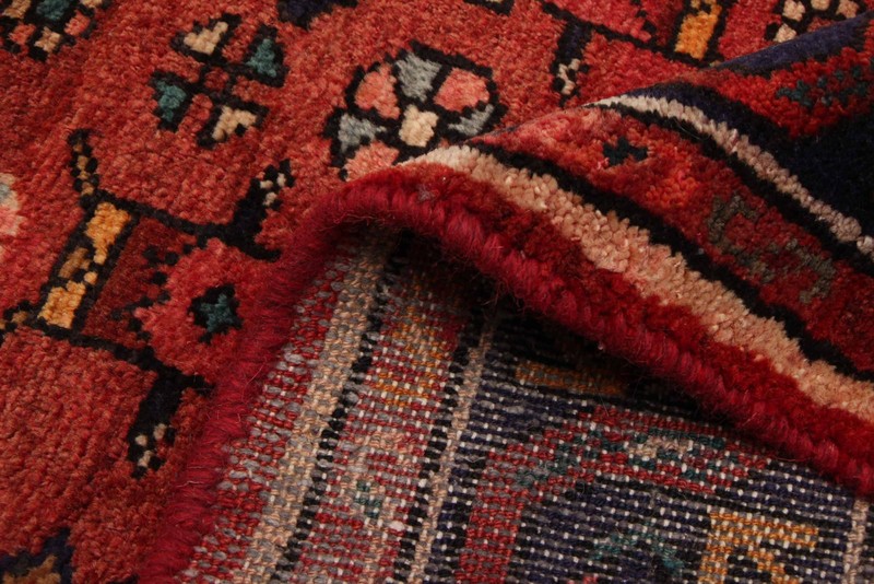 Vintage Hand-knotted Runner Rug 3'4" x 9'5" Traditional Oriental Wool Carpet gallery
