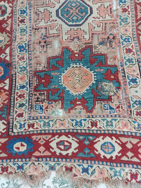 200+ Years Old Very Rare Antique Rug 9 Planets Armenian Kazak Carpet Rug Fine jJ gallery