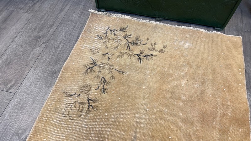 Handmade Area Rug, Oriental Rug, Antique Rug, Wool Area Rug, Area Rug, 3x6.3 ft gallery